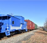 Susie Q Toys for Tots train with Conrail Caboose